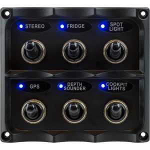 SEA-DOG 424636-1 WATER RESISTANT TOGGLE SWITCH PANEL