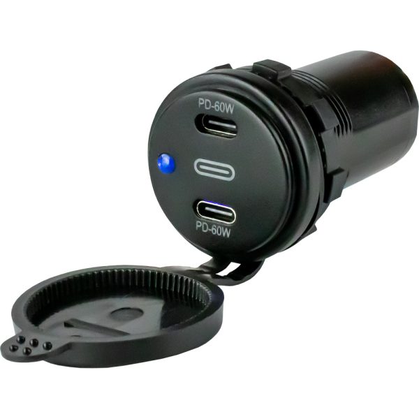 SEA-DOG 426522-1 DUAL USB C POWER SOCKET