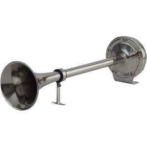 SEA-DOG 431510-1 MAXBLAST STAINLESS STEEL TRUMPET 12V HORN - SINGLE