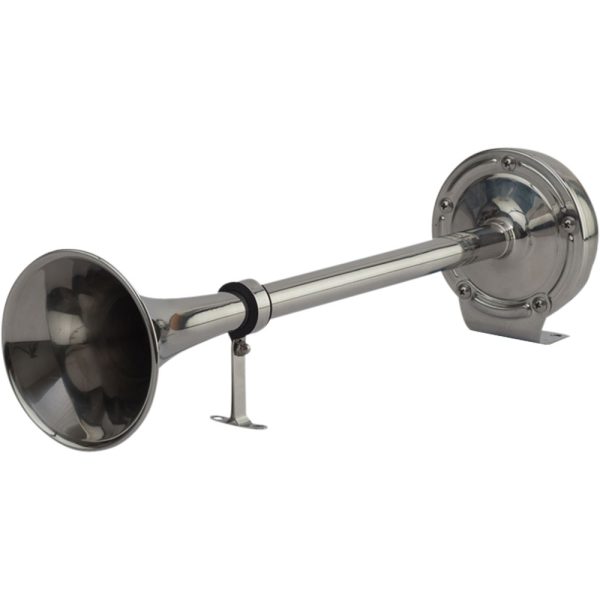 SEA-DOG 431510-1 MAXBLAST STAINLESS STEEL TRUMPET 12V HORN - SINGLE