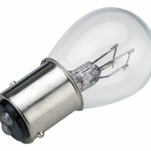 SEA-DOG 441004-1 LIGHT BULB 1004 DOUBLE BAYONET, Double Contact Bayonet Bulb; Heavy Duty Glass; Nickel Plated Brass Base; 12.8 Volt; 0.94 Ampere; 12 Watt; 15 Candle Power; Single