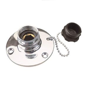 SEA-DOG 512110-1 Fresh Water Inlet CHR Brass