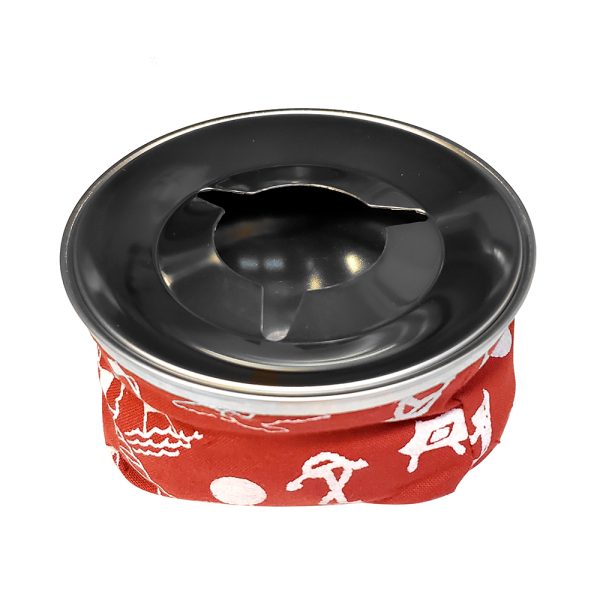 SEA-DOG 589610-1 BEAN BAG STYLE ASHTRAY - RED