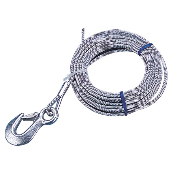 SEA-DOG 755220-1 GALVANIZED WINCH CABLE - 3/16 INCH X 20
