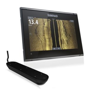 SIMRAD 000-14840002 GO9 XSE - 9-inch Chartplotter with Active Imaging 3-in-1 Transducer, C-MAP Discover Chart Card