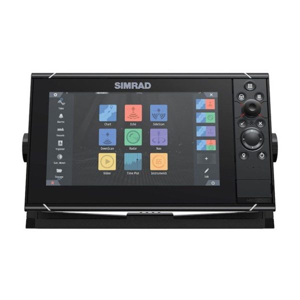 SIMRAD 000-15402001 NSS9 evo3S - 9-inch Multifunction Fish Finder Chartplotter with Preloaded C-MAP US Enhanced Charts