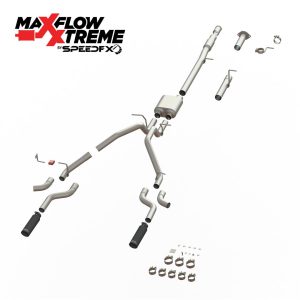 SPEEDFX 50100 MaxFlow Xtreme Cat Back Performance Exhaust System Silverado/Sierra 1500 2007-2013