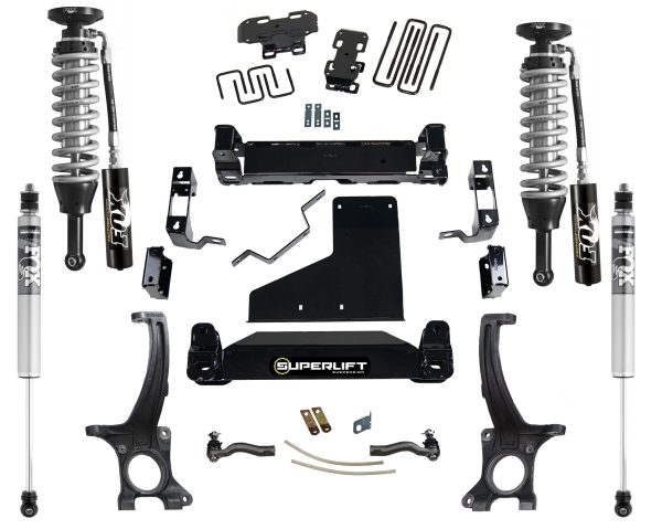 SUPERLIFT K963FX 4.5 INCH Lift Kit for Toyota Tundra | Complete Lift Kit with Fox 2.0 Coilovers & Rear Shocks Fits 2007-2018 Toyota Tundra 4WD; 2019-2021 Toyota Tundra 1974 Edition/Limited/SR/SR5