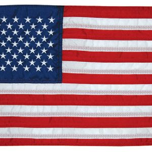 TAYLOR MADE 8418 Sewn American Flag for Boats, 12 INCH x 18 INCH, Marine-Grade Nylon, Fade Resistant, Brass Grommets, Embroidered Stars and Stripes, Flag only - 2020109194