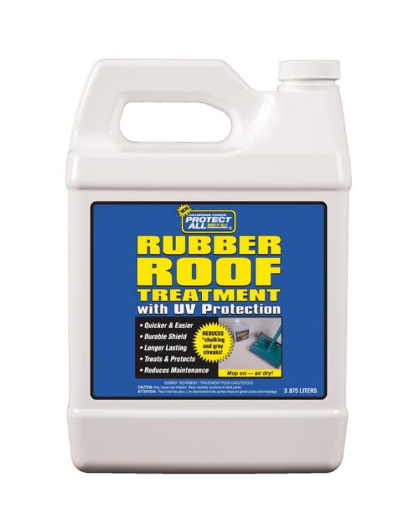 THETFORD 68128 Rubber Roof Protectant; Use To Protect All EPDM Rubber Roof Membranes To Extend The Life; 1 Gallon Jug; Single; With English Language Packaging; One Quart Treats Up To 2 To 3 Times Of 35 To 40 Feet Roof