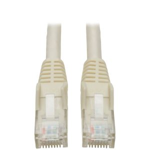 TRIPP LITE N201-001-WH CAT-6 Gigabit Snagless Molded Patch Cable (1ft)