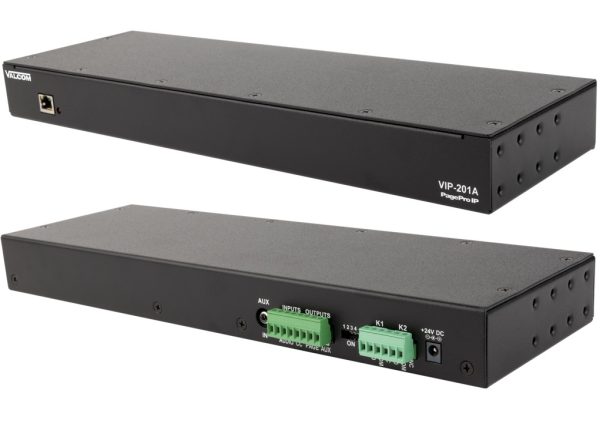 VALCOM VIP-201A PagePro IP, SIP-Based Paging Server 1 Zone, One-Way Analog Paging, plus 8 Zones IP Paging