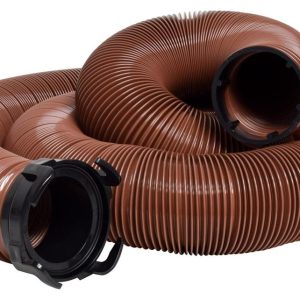 VALTERRA D040044 Sewer Hose; 20 Foot Length; 15 Mils Vinyl; With Adapter