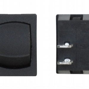 VALTERRA DG218PB BLACK 3/PACK, For Monitor Panels/ Water Pumps/ Appliance; Single Pole Single Throw; 125 Volt AC; 16 Amp; Mini Rocker; 1/2 Inch Width x 0.76 Inch Height Cut-Out; Non-Lighted; Black; Black Panel; 3 Per Bag