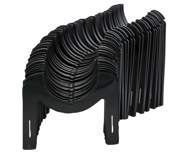 VALTERRA S2500 25FT SLUNKY SEWER HOSE SUP, 25 Foot Length; 4-1/2 Inch Sewer End Height x 7-1/4 Inch RV End Height; Collapsible; Deep Cradles Eliminate Need for Support Straps; Black; Plastic