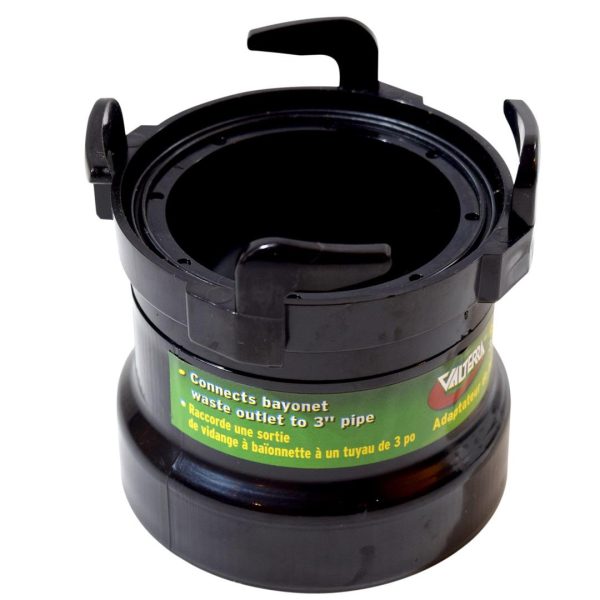 VALTERRA T1028 Rotating Rigid Sewer Pipe Adapter - 3 INCH, Bayonet (6)