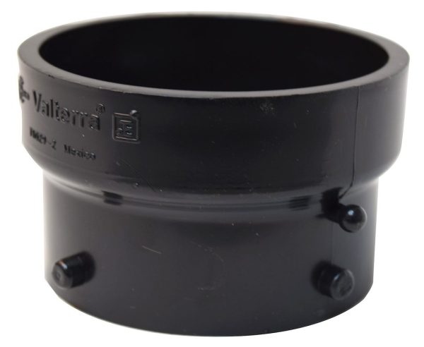 VALTERRA T1029-2 TERM ADAPT 3FT BAY X SLIP, For Connecting Sewer Hose to RV Sewer Waste Valve; Termination Adapter; 3 Inch Bayonet x 3 Inch Hub; Black