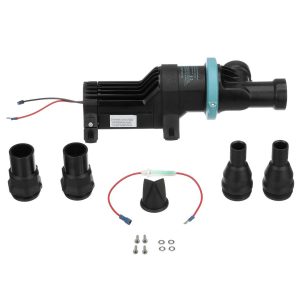 WHALE BP4772 Gulper Grouper Mk 3 Fishbox Discharge Pump, Evacuation Pump for Fishbox, Livewell or Baitwell, 12V DC, 10 Amps, 1 Inch/1 ½ Inch Hose Connections, 4.22 GPM Flow Rate, Black/Blue, 12-Volt