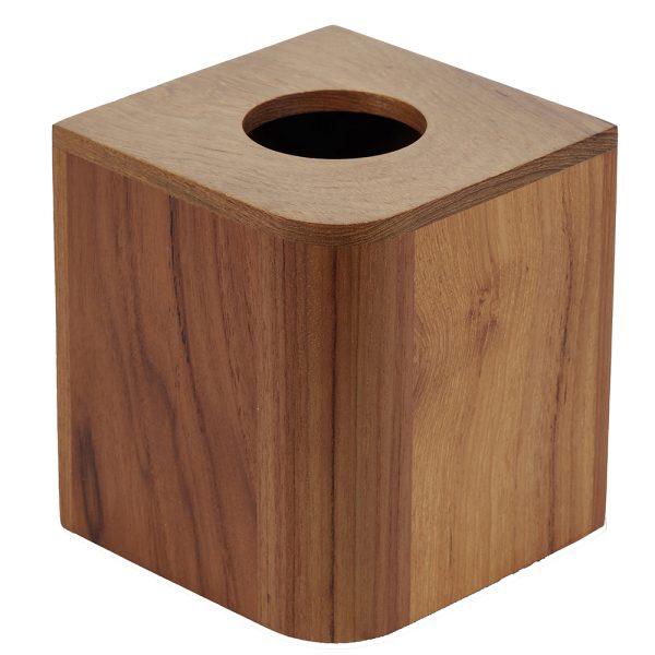 WHITECAP 63201 EKA COLLECTION TISSUE BOX - TEAK