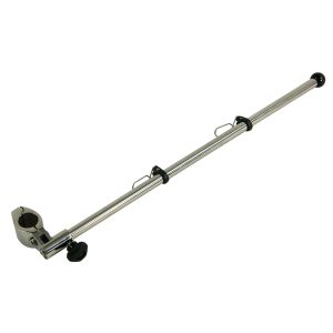 WHITECAP S-5011 CLAMP-ON FLAG POLE - 1/2 INCH DIAMETER STAINLESS STEEL CLAMP & POLE