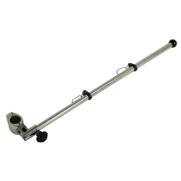WHITECAP S-5011 CLAMP-ON FLAG POLE - 1/2 INCH DIAMETER STAINLESS STEEL CLAMP & POLE