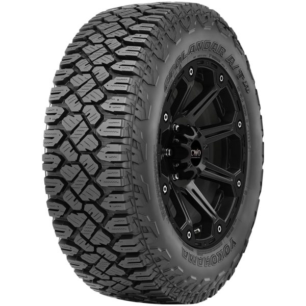 YOKOHAMA 110117120 33x12.50R20 Geolandar A/T XD 114Q Load Range E Black Wall Tire