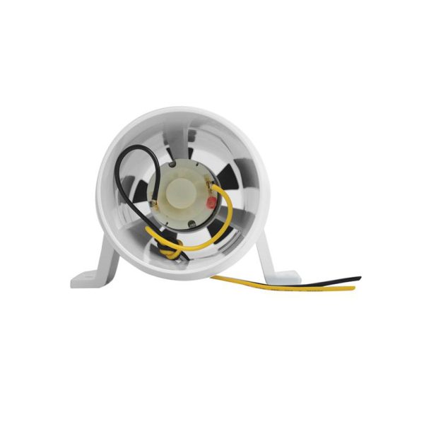 ATTWOOD 1733-4 TURBO 3000 SERIES WATER-RESITANT, IN-LINE BLOWER - 12V - WHITE
