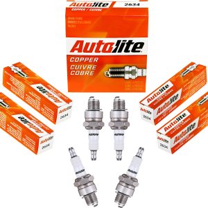 AUTOLITE 2634 Copper Non-Resistor Automotive Replacement Spark Plugs (Case of 4)
