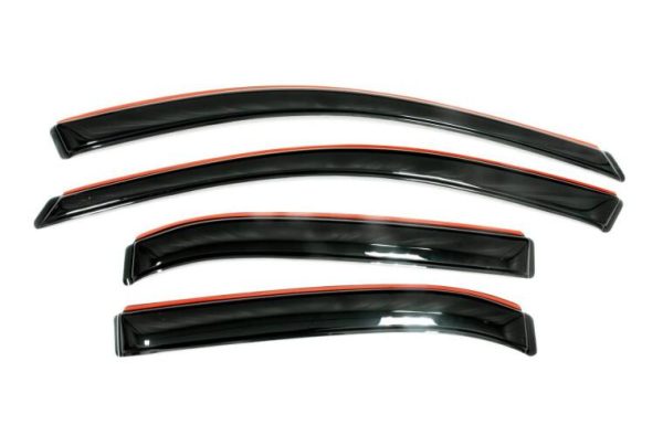AVS 194346 Rainguard; Ventvisor; Aerodynamic Design; In-Channel; Smoke; Acrylic; Set of 4. Fits 2017-2024 Jeep Compass
