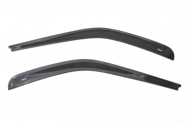 AVS 892024 Rainguard; Ventvisor; Low Profile; Tape-On; Smoke Gray; Acrylic; Set of 2