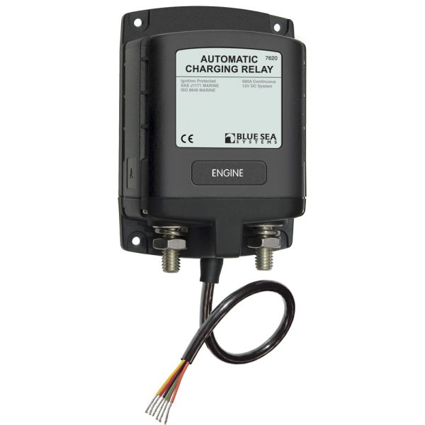 BLUE SEA 7620 ML-SERIES AUTOMATIC CHARGING RELAY (MAGNETIC LATCH) 12VDC