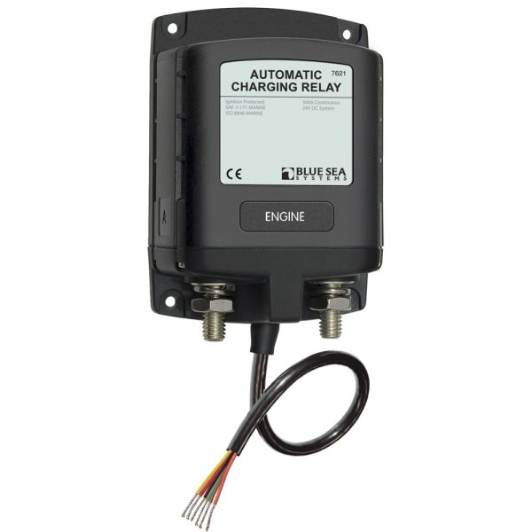 BLUE SEA 7621 ML-SERIES AUTOMATIC CHARGING RELAY (MAGNETIC LATCH) 24V DC
