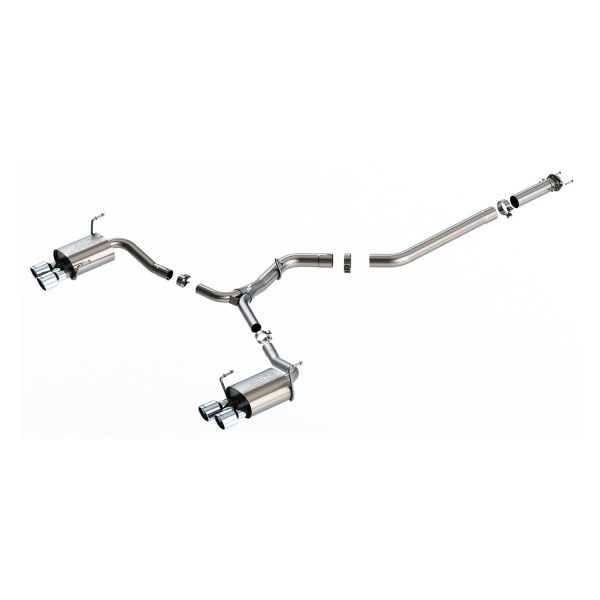 BORLA 140907 2022 Subaru WRX 2.4L Turbo AT/MT AWD S-Type Catback Exhaust Polished Tips