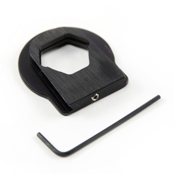 BRAND MOTION 5000-TFAB Twist-Off Mirror Mount Adapter Bracket | Rear View Mirror Replacement | Convert Factory Trilobe to Universal D-Tab Wedge Mount | Easy Install