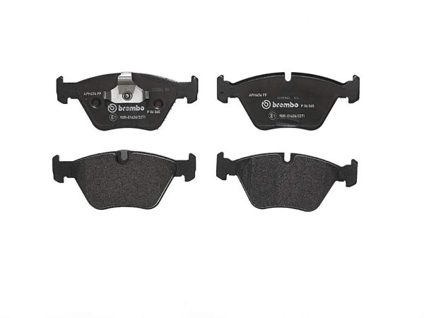 BREMBO P06065 Low-Met Front Disc Brake Pad Set of 4