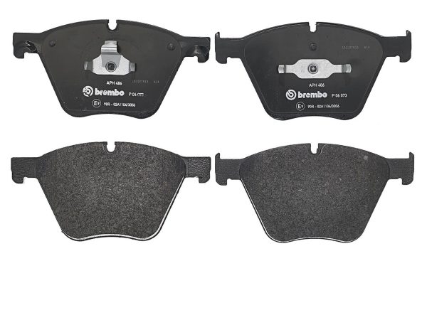 BREMBO P06073 Low-Met Front Disc Brake Pad Set of 4