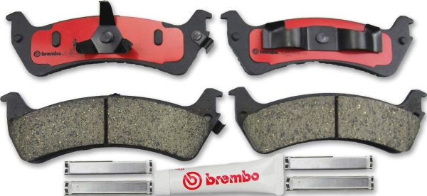 BREMBO P24042N Premium Ceramic Rear Disc Brake Pad Set of 4
