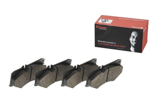 BREMBO P50134 Low-Met Front Disc Brake Pad Set of 4