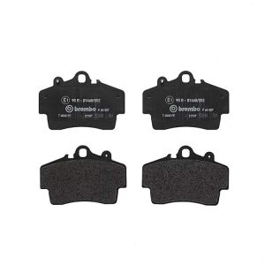 BREMBO P65007 Front Brake Pad Set of 4; Low-Metallic; FMSI D737-7606