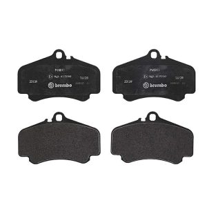 BREMBO P65011 Low-Met Front Disc Brake Pad Set of 4