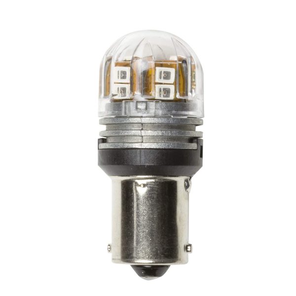 BULLY IL-1156-15RBK Automotive Flashing Brake Light Bulb (2pc / Red)