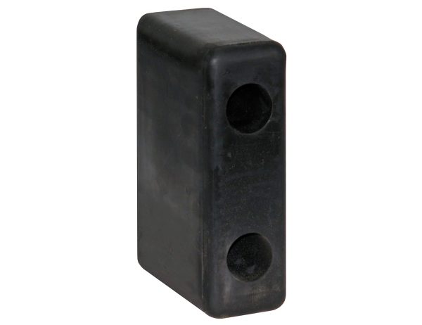 BUYERS PROD B5264 Molded Rubber Bumper, 2-1/2 X 4-1/8 X 6-3/4 Inch, Set of Two Bumpers For Truck And Trailer Protection, Durable Dock Bumper For Equipment And Delivery Bays