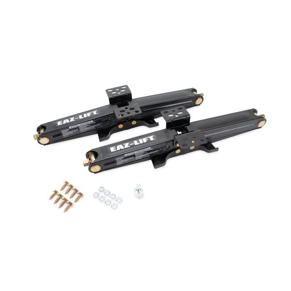 CAMCO 48820 EAZ-LIFT 24FT SCISSOR JACK, Use To Level Motorhome/ Travel Trailer or Camper While Parked; Manual; 24 Inch; 5000 Pound Capacity; Set Of 2; With Drill Adapter Socket