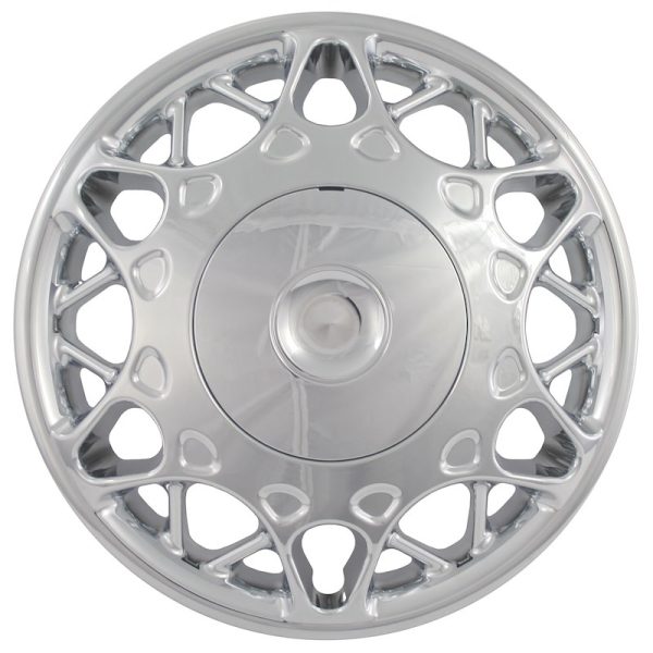 COAST TO COAST IWC44115C Wheel Cover; 15 Inch; 12 Split Spoke; Chrome Plated; Plastic; Set Of 4; Lug Covers