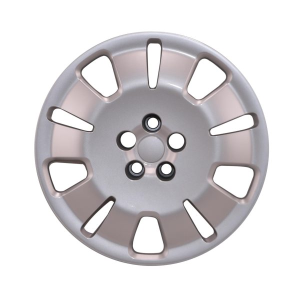 COAST TO COAST IWC54416S Wheel Cover; 16 Inch; 10 Spoke; Painted; Silver; Automotive Grade ABS; Set Of 4; Fits Over And Into OEM Wheel