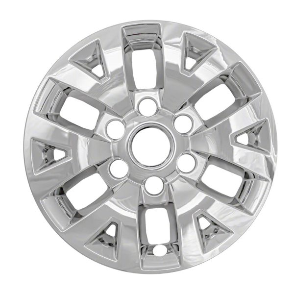 COAST TO COAST IWCIMP445X Wheel Skin; IMPOSTOR; 16 Inch; 6 Split Spokes; Snap-On; Plated; Chrome; ABS Plastic; Set Of 4