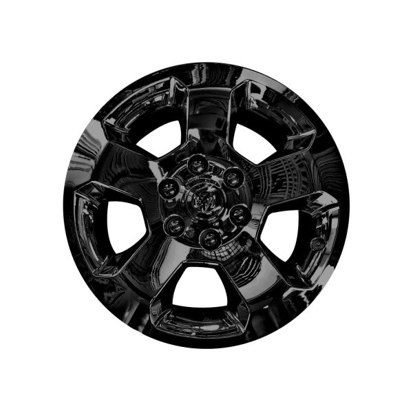 COAST TO COAST IWCIMP451BLK Wheel Skin; IMPOSTOR; 18 Inch; 5 Spokes; Snap-On; Painted; Gloss Black; ABS Plastic; Set Of 4; Fits Over And Into OEM Wheel