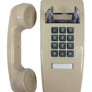 CORTELCO 2554-VOE-27MD-ASH 255444V0E27MD Wall Phone w/MSG Light