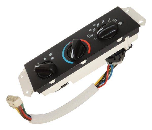 CROWN AUTO 55037473AB Automotive HVAC (97-01 Tj Wrangler/02-04 Tj Wrangler Right Hand Drive Hvac Control Unit), Black