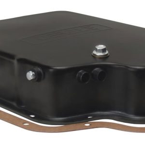 DERALE 14201 Transmission Cooling Pan for GM Turbo 400 Standard Pan - Black